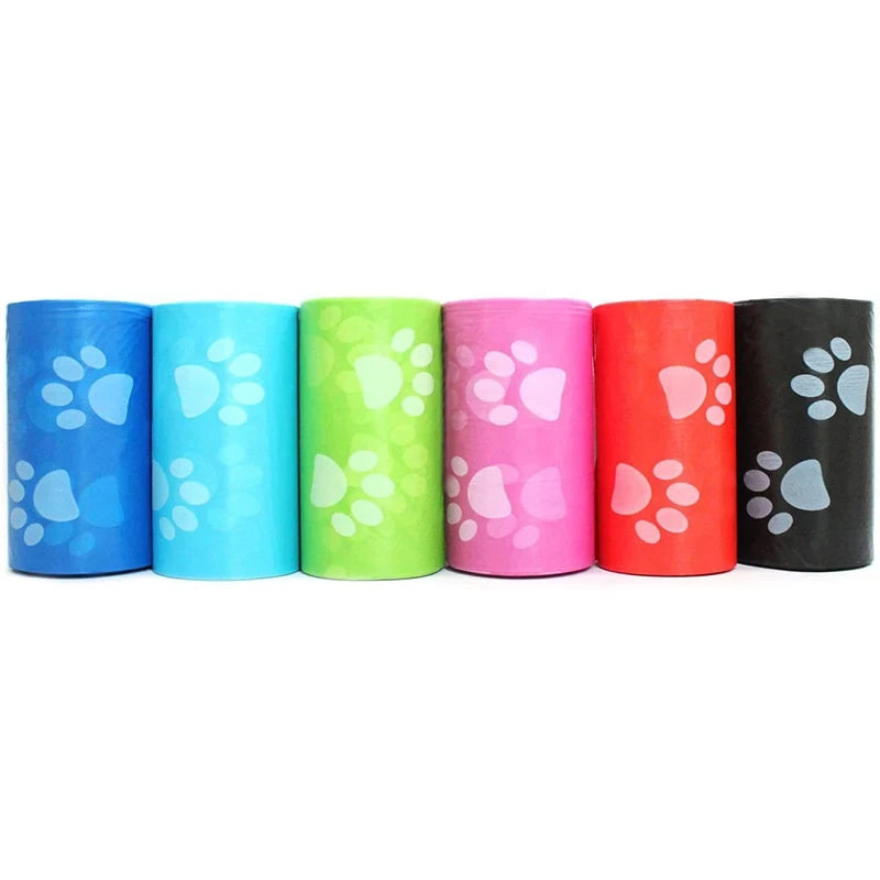 Cartoon Paw Poop Bags