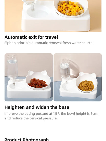 Tilted Comfort Pet Feeder