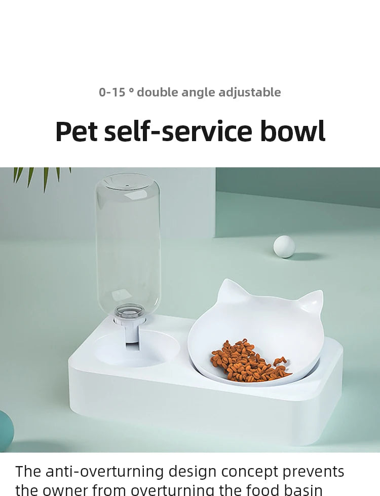 Tilted Comfort Pet Feeder