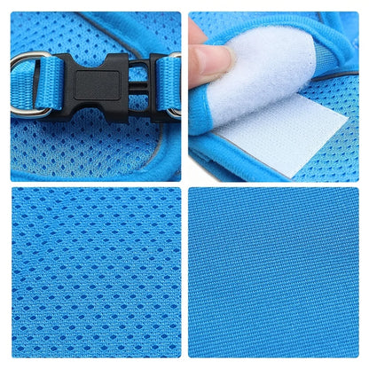 Reflective Mesh Pet Harness Set