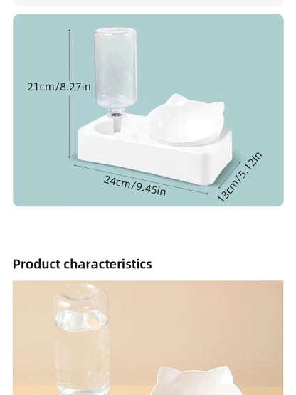 Tilted Comfort Pet Feeder